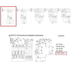 RCBO AC C3 3A 230V 1PN Residual Current Operated Circuit Breaker
